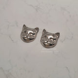 メルビーザキャット - キャットフェイスピアス / Melbie The Cat Series - Cat Face Piercing (Silver) (Red Velvet Joy, VIVIZ Sinb Piercing))