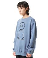 [プレオーダー11月20日]メルトアウトラインロゴスウェットシャツ / MELT OUTLINE LOGO SWEATSHIRT (4565054455926)