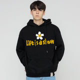 [UNISEX] Tape Flower Smile Hoodie
