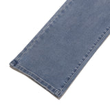 CHERRY SLIM-FIT DENIM PANTS [BLUE]
