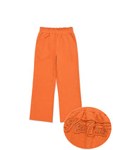 APPLIQUE JERSEY PANTS [MELANGE ORANGE]