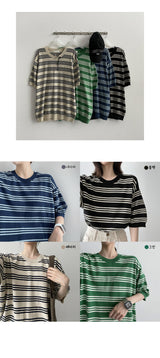 ビンカダンショートスリーブニットウェア / Vinkadan Gara Short-Sleeved Knitwear
