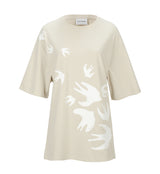 SWALLOW T-SHIRTS BEIGE (6635887427702)