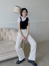 ストレートソフトパンツ / no.1753 Straight Soft Pants (2color)