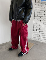 No.9906 velour cago line wide PT (3color)