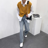 CRクロップドニットベスト/CR Cropped Knit Vest (5 colors)