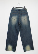 ボヘミアンデニムパンツ / bohemian denim trousers