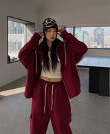 (UNISEX) ウィード起毛ハーフネックジャケット
