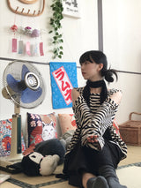 Daily slit cargo bendable long skirt