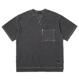 23 インサイドアウトピグメントオーバーサイズTシャツ / 23 INSIDEOUT PIGMENT OVERSIZED T-SHIRTS BEIGE / CHARCOAL