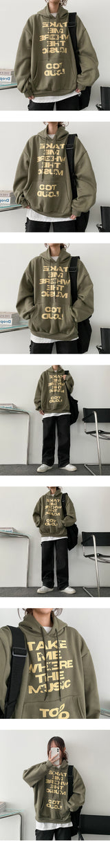 [fleece] straight side belt stitch black denim pants