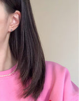 One-touch footprint Earrings (2 colors)