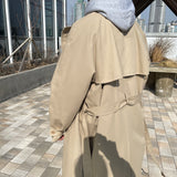 2color UNISEX オーバーサイズマキシトレンチコート / UNISEX Oversized maxi trench coat