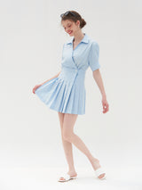 PLEATS DETAIL WRAP ONEPIECE_SKY BLUE (6580886470774)