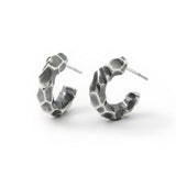 キャットクロウ66シルバーフープイヤリング / Catclaw 66 silver hoop earring (4593036329078)