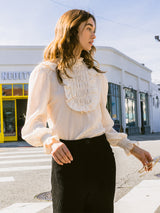 フリルスモックブラウス / Frill Smocks blouse