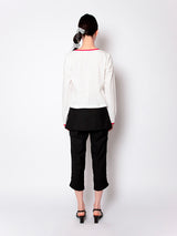 WRAP CAPRI PANTS (BLACK)