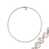 リニアネックレス/Lenia Necklace (rose gold)