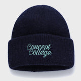 Soft Angora Navy Beanie [Unisex]