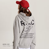 オーバーサイズパーカー / Over-sized Signature Hoodie Gray (4595381370998)