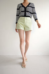 ホットサマーエイドジーンズ / HOT SUMMER ADE JEANS / LIME SHORT PANTS