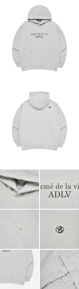 [24SS] サークルシンボルリベットフーディー GREY