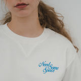 Need Some Space Sweatshirt(WHITE)