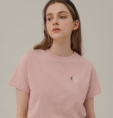 レギュラーフィットスモールロゴTシャツ / REGULAR FIT SMALL LOGO T-SHIRT_PINK