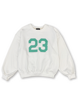 23プリントスウェットシャツ