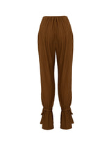 PLEATS ANKLE STRAP PANTS (2 COLOR) (6682303561846)