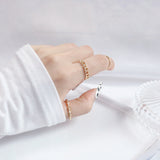 デイリーチェーンリングセット- 5セット / Daily Chain Ring Set - 5 set (2 color)