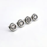 ボウトンD-S1シルバースタッズイヤリング / BoutonD-S1 silver stud earring (4593089413238)