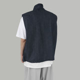 ハイネックデニムベスト / High neck denim vest