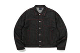 スティッチデニムトラッカージャケット / STITCH DENIM TRUCKER JACKET_BLACK