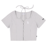 トゥイドルホルタークロップカーディガン