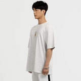アイスクリームプリントショートスリーブTシャツ / ICE CREAM PRINTING SHORT-SLEEVED T-WHITE MELANGE