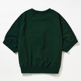 ラグランショートスリーブスウェットシャツ / RAGLAN SHORT SLEEVE SWEATSHIRT_DEEP GREEN