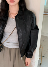 2WAY Classic Leather Jacket (3color)