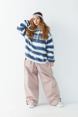 ロゴコットンスーパーワイドパンツ / BSR2223FWPT007 LOGO COTTON SUPER WIDE PANTS INDY PINK