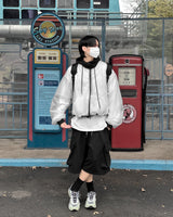 ステーんレスフードジップ / Stainless hood zip