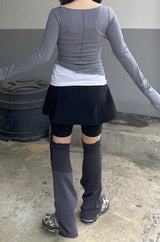 ゴープコアスパンデックスストラップスカートレギンス / Gorpcore spandex Strap Skirt Leggings