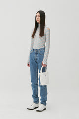 Flower Pattern Turtleneck_Ash Blue (6684830826614)
