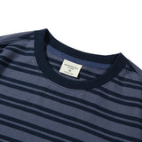 Border 2 Color long Sleeve T58 Charcoal/Navy (6614929145974)