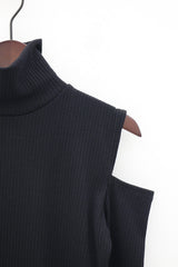ショルダースプリットウォーマーポーラーTシャツ/Shoulder split warmer polar T-shirt (4color)