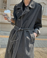 22ss denim trench coat (6694903709814)