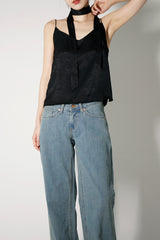 シルクスカーフスリーブレスセット / Silk Scarf sleeveless Set (2color)
