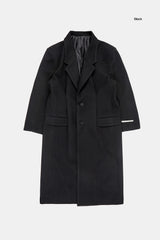 Dart wool over maxi coat