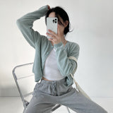 Round Neck Cardigan