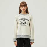 WALKING CREW REVERSIBLE SWEATSHIRT (GREY) (6604048466038)