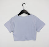 ワンボタンショートスリーブTシャツ/One Button Short Sleeve T-shirt (5color)